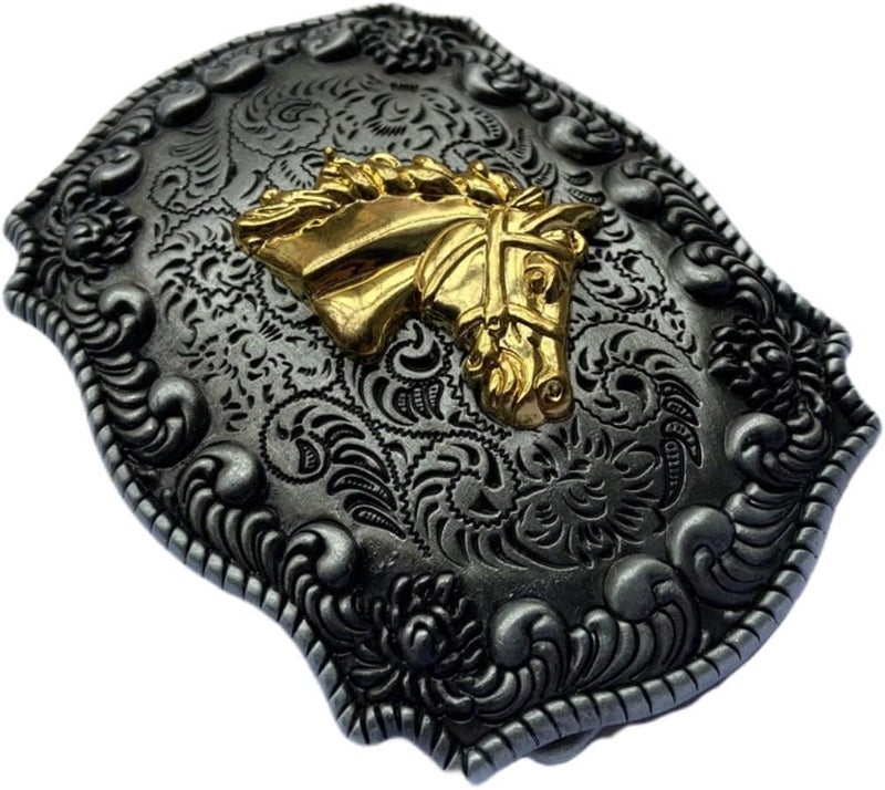 MULBA Vintage Style Alloy Belt Buckle American Cowboy Fashion Western 3D Engraved Cow Bull Head Belt Buckles - Image 3